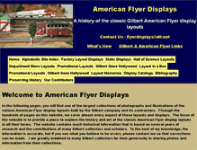 Tablet Screenshot of americanflyerdisplays.org